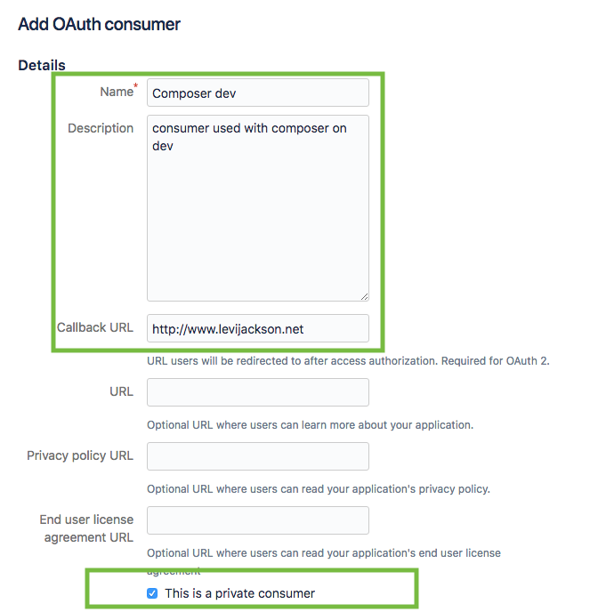 Consumer config part 1